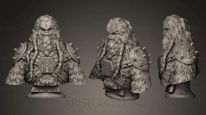 Busts of heroes and monsters (BUSTH_0199) 3D model for CNC machine